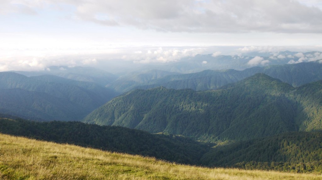 Tbatana mountain looking towards Khevsureti